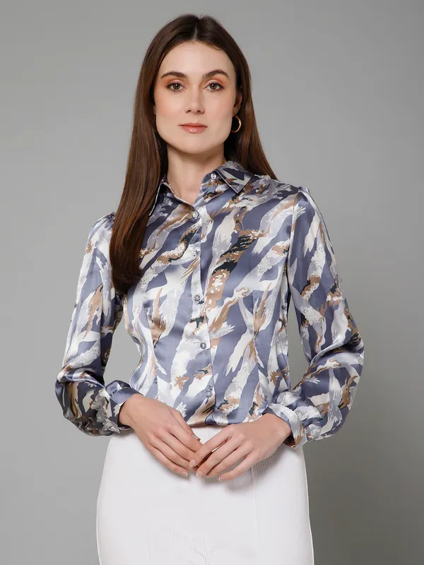 Abstract_Casual_Satin_Shirt