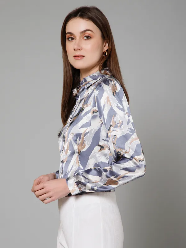 Abstract_Casual_Satin_Shirt