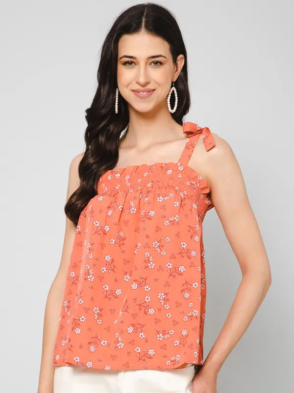 Smocked_Tie-up_Top_For_Women