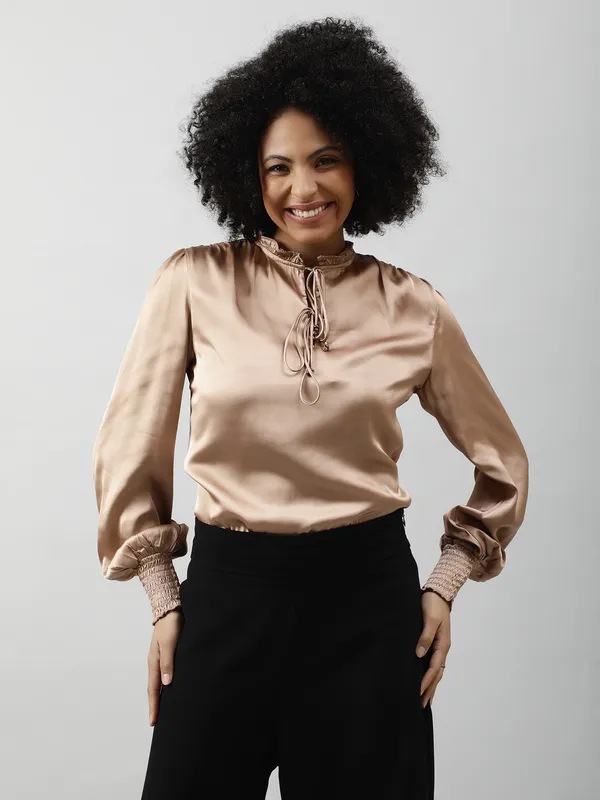 Smocking_Satin_Top