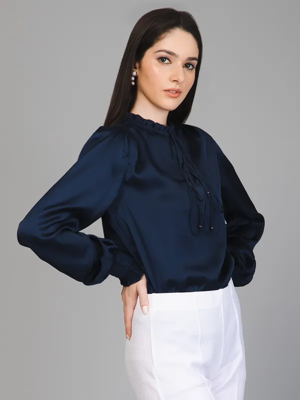 Smocking_Satin_Top