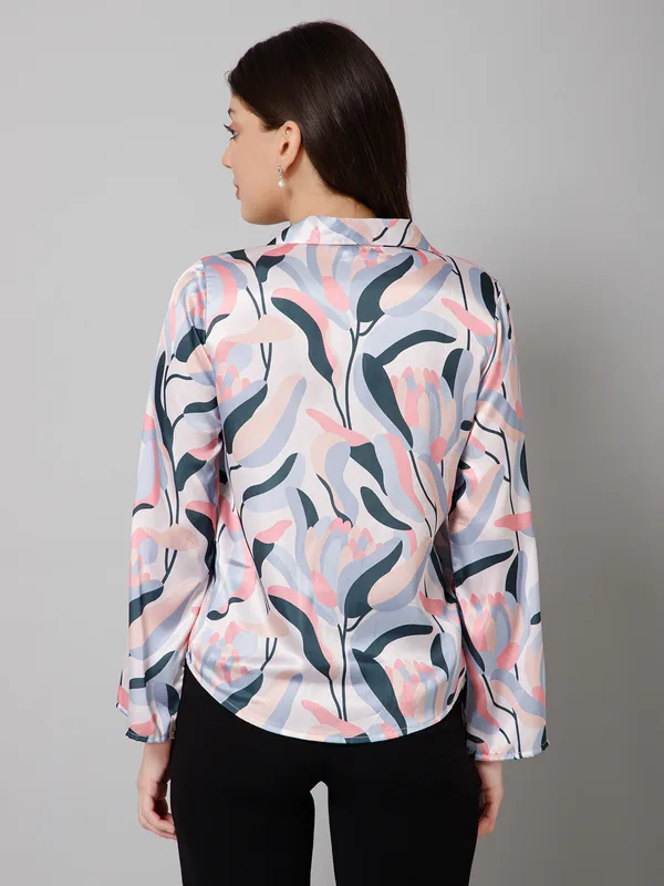 Abstract_Printed_Satin_Shirt_for_Women