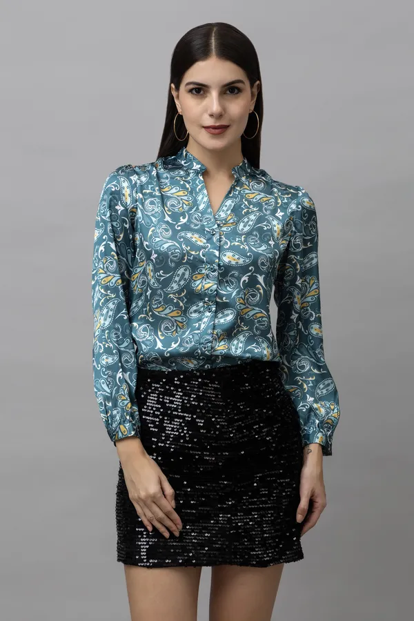 Band_Collar_Casual_Satin_Shirt
