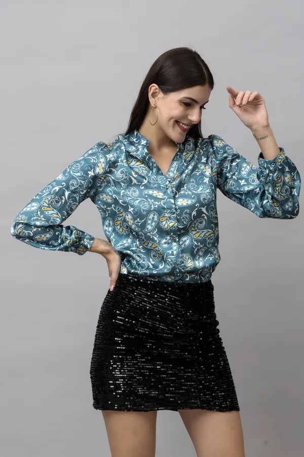 Band_Collar_Casual_Satin_Shirt