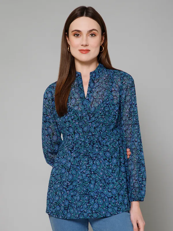 Cinched_Waist_Casual_Top