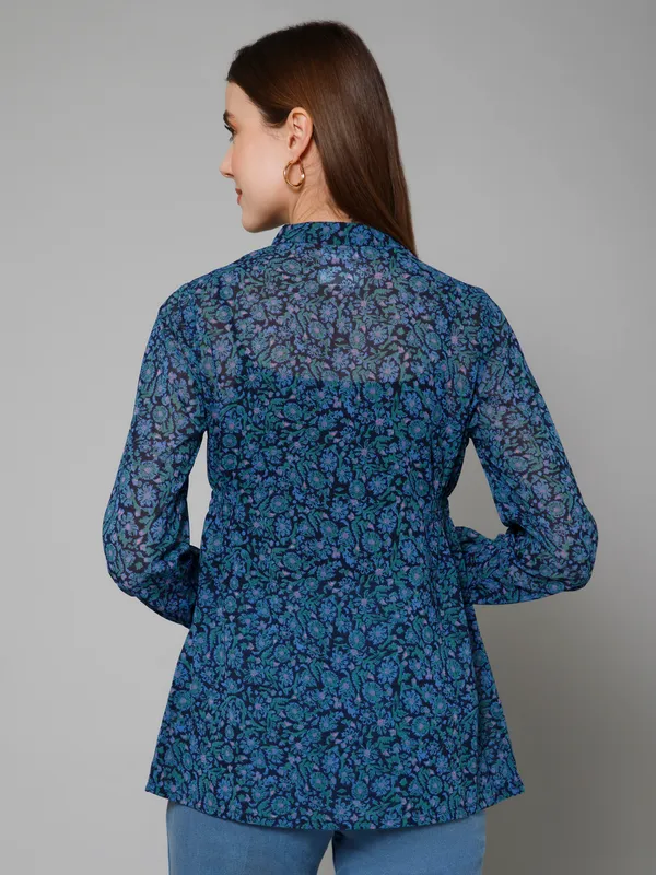 Cinched_Waist_Casual_Top