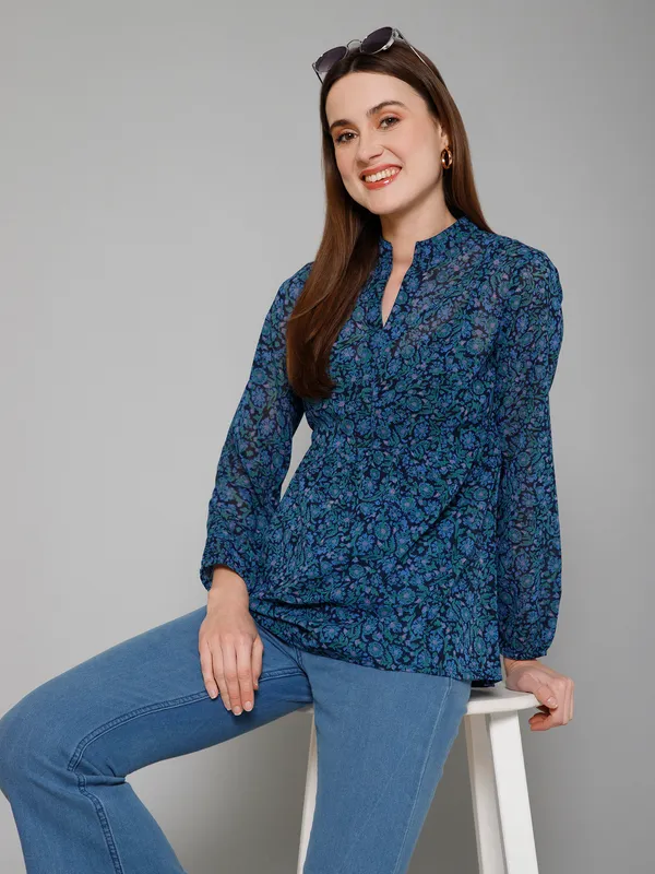 Cinched_Waist_Casual_Top