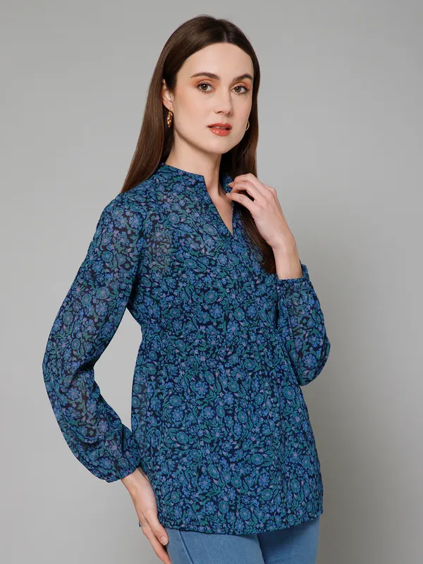 Cinched_Waist_Casual_Top