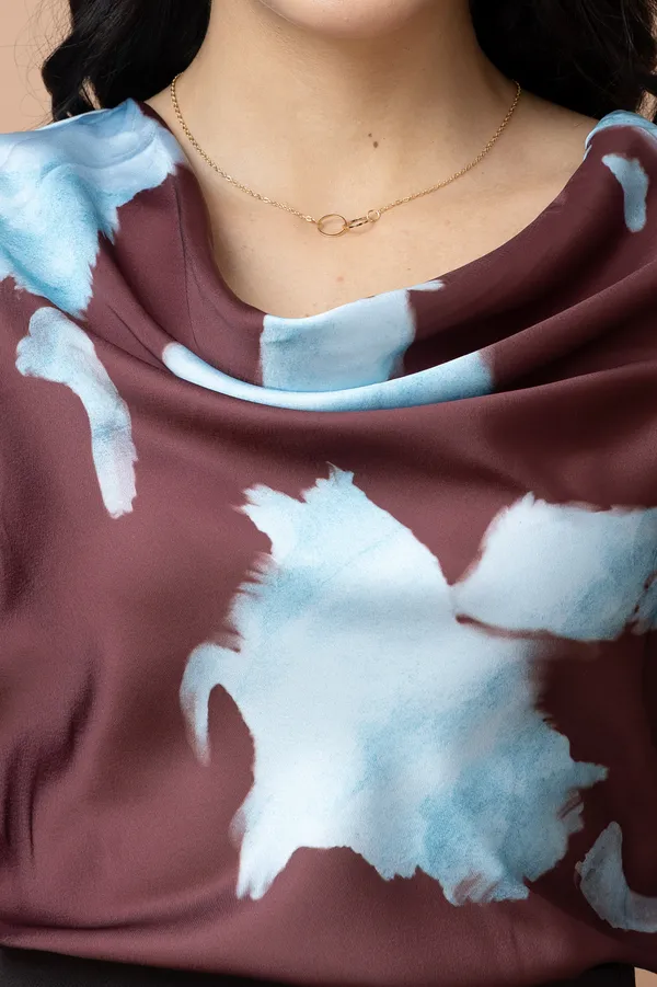 Cowl_Neck_Bell_Sleeves_Satin_Top
