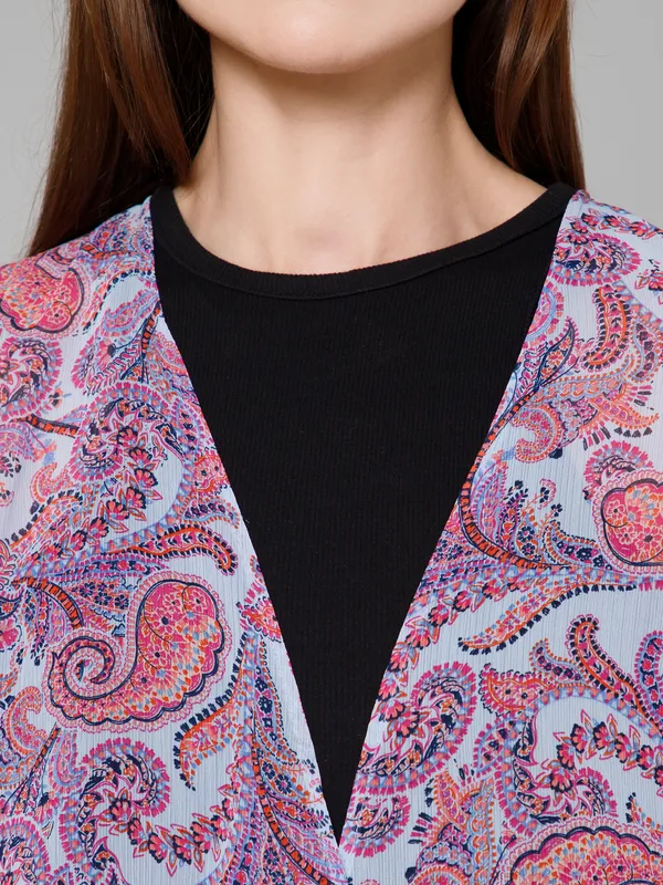 High-Low_Casual_Printed_Kimono