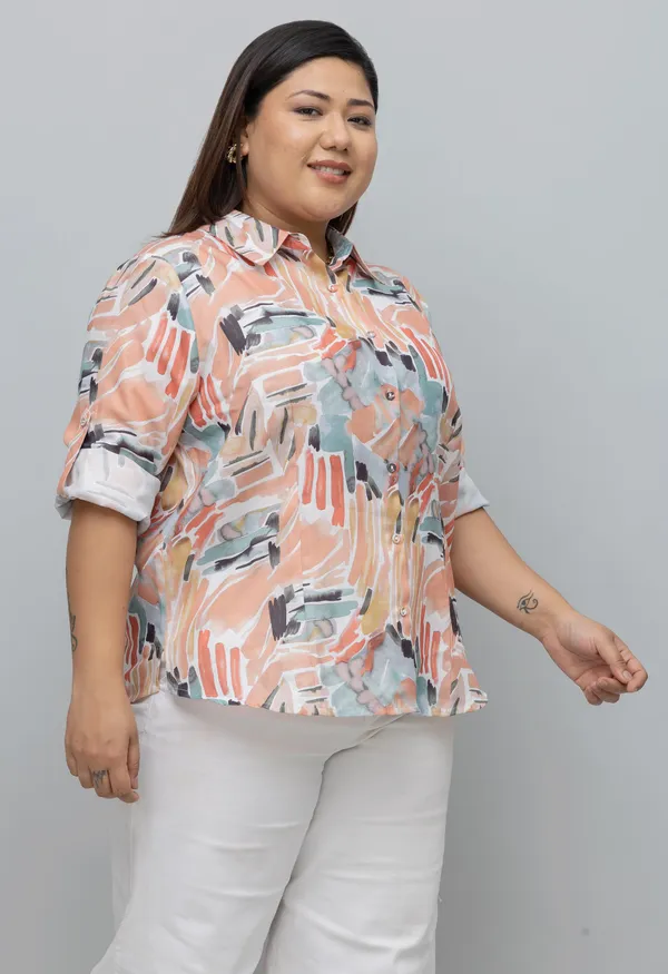Women's_Plus_Size_Abstract_Print_Shirt