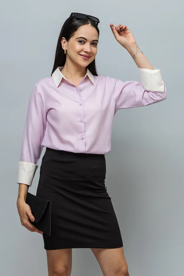 Contrast_Collar_Formal_Linen_Shirt
