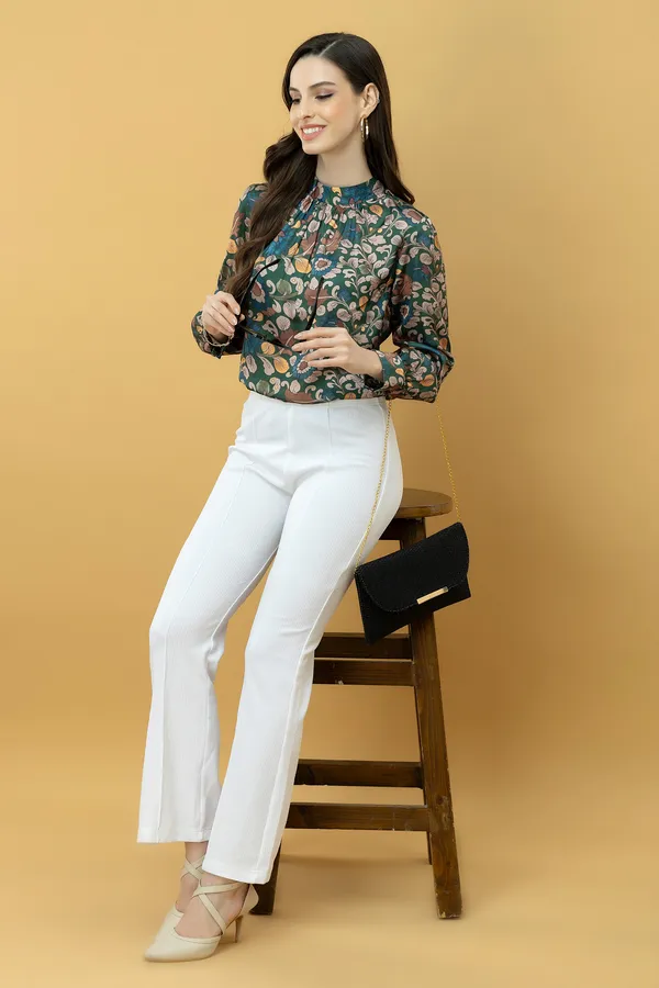 Gathered_Neck_Satin_Top