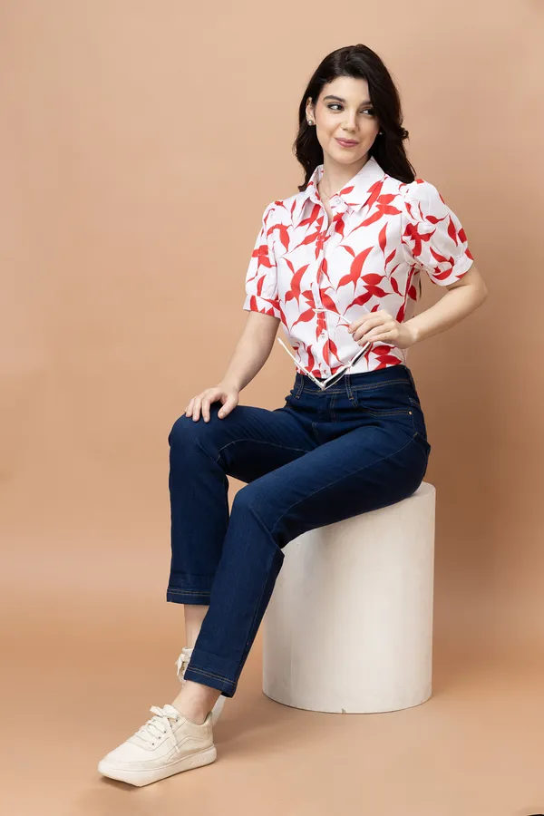 Printed_Cuffed_Sleeves_Casual_Shirt