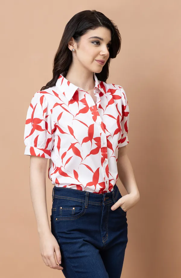 Printed_Cuffed_Sleeves_Casual_Shirt