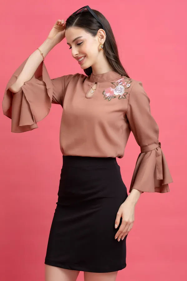 Embroidered_bell_Sleeves_Top