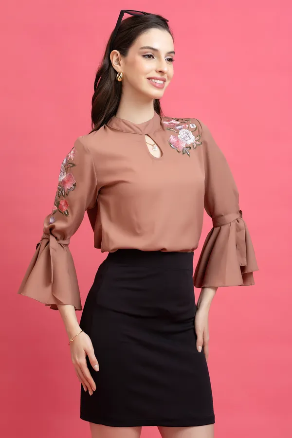 Embroidered_bell_Sleeves_Top