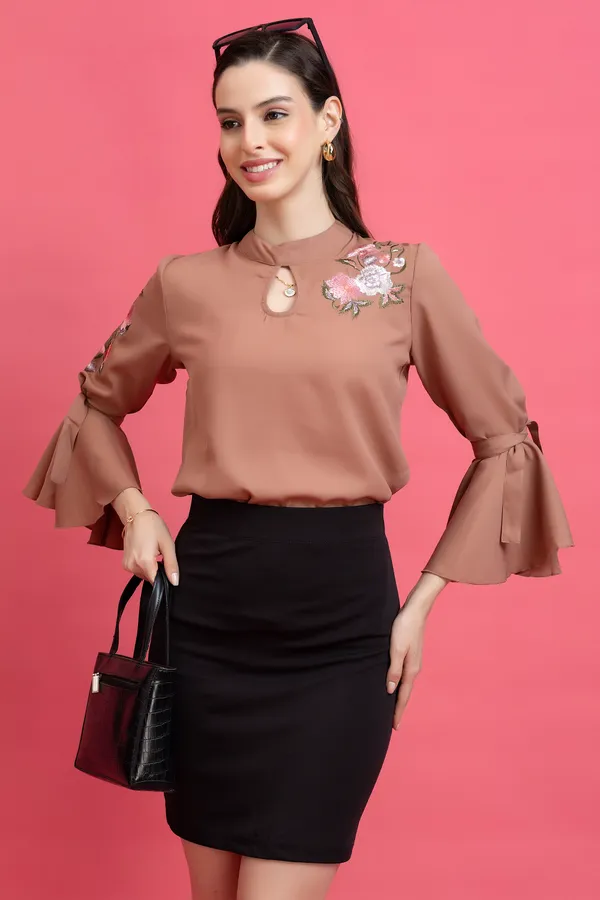 Embroidered_bell_Sleeves_Top