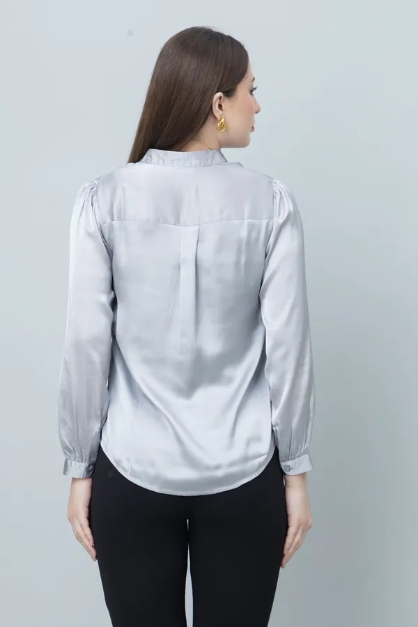 Band_Collar_Formal_Satin_Shirt