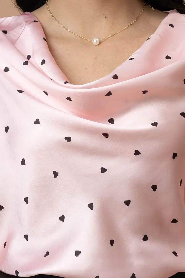 Cowl_Neck_Bell_Sleeves_Satin_Top