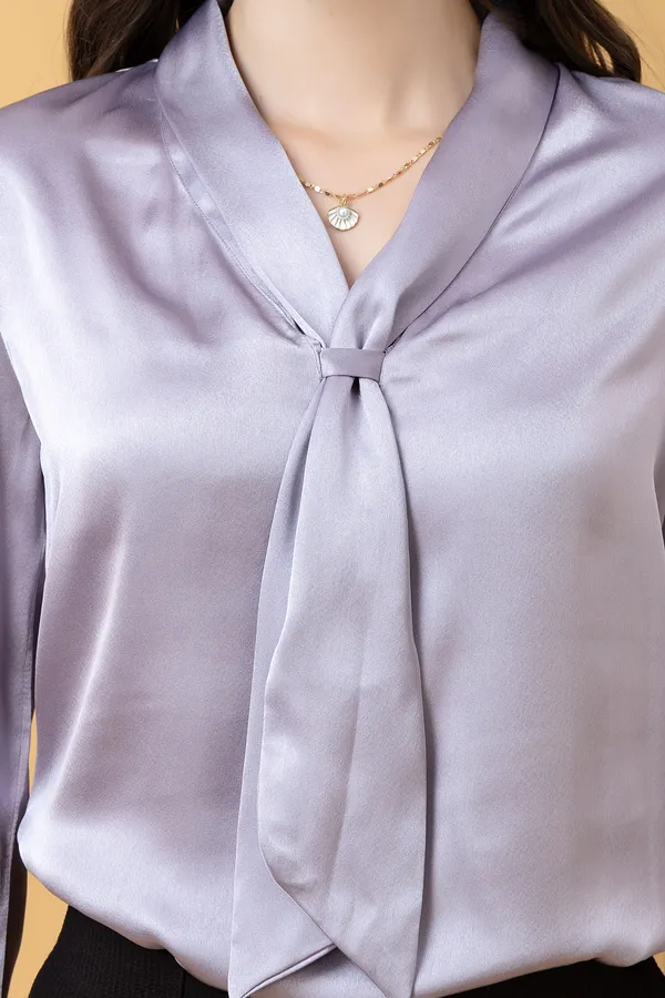 Cuffed_Sleeve_Satin_Top