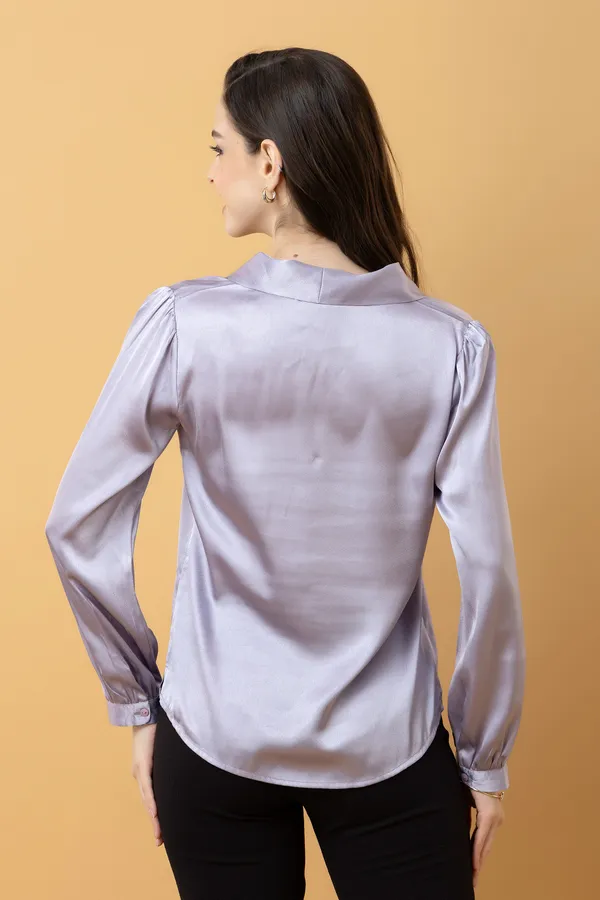 Cuffed_Sleeve_Satin_Top