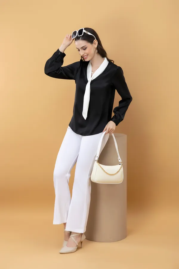 Cuffed_Sleeve_Satin_Top
