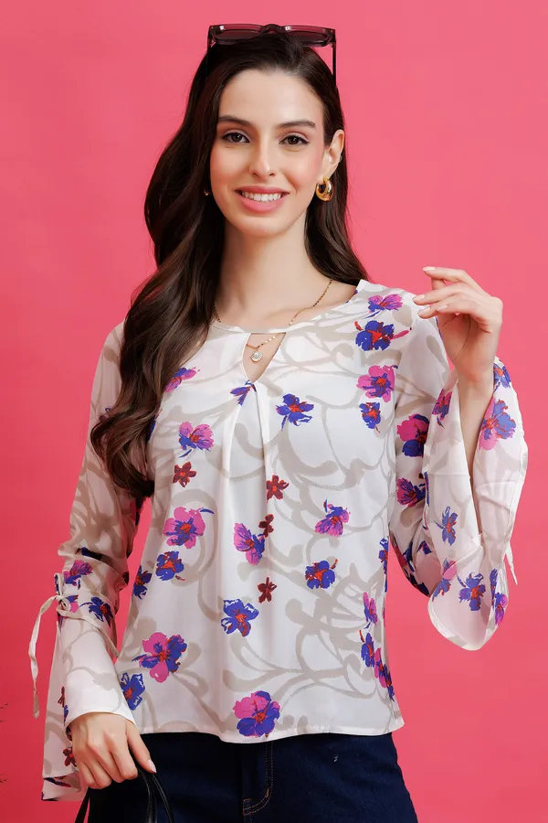 Floral_Printed_Keyhole_Neck_Top