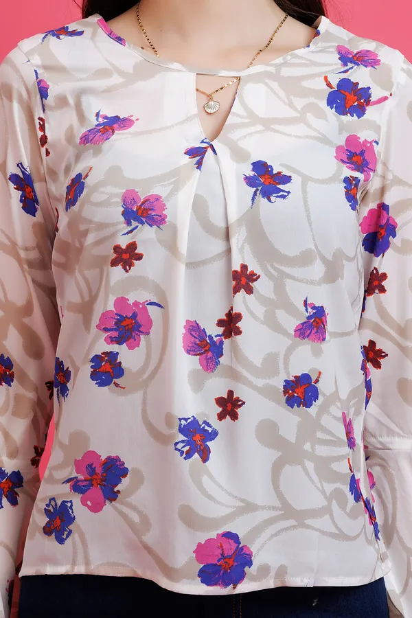 Floral_Printed_Keyhole_Neck_Top