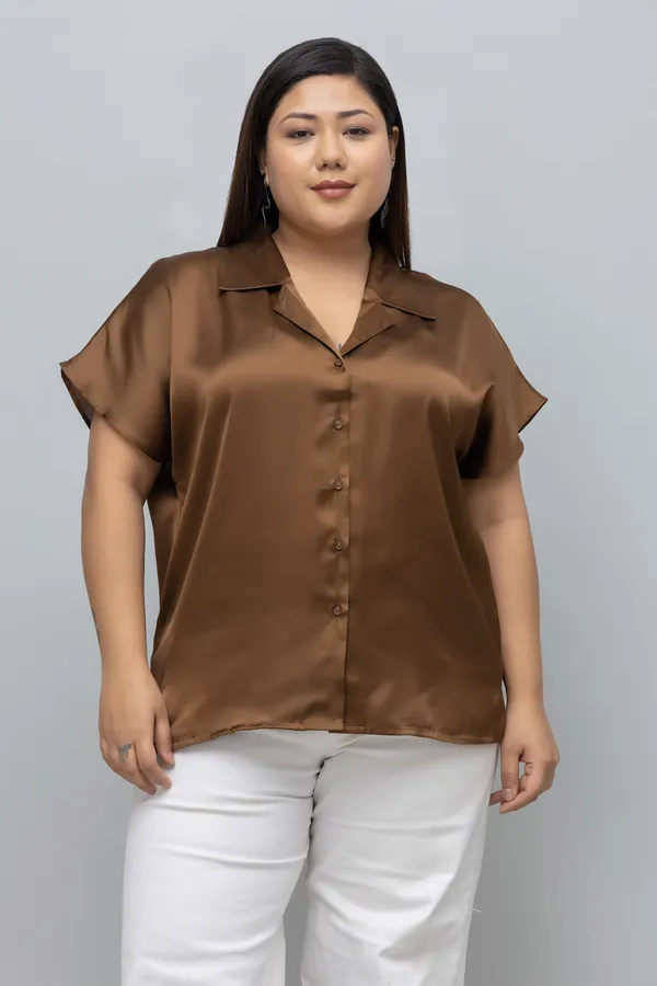 Women's_Plus_Size_Solid_Satin_Shirt