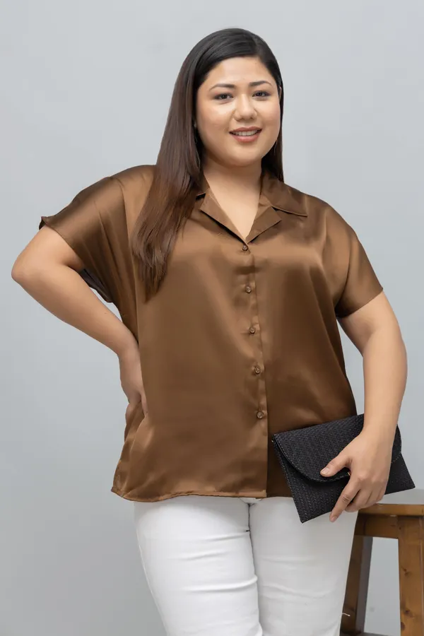 Women's_Plus_Size_Solid_Satin_Shirt