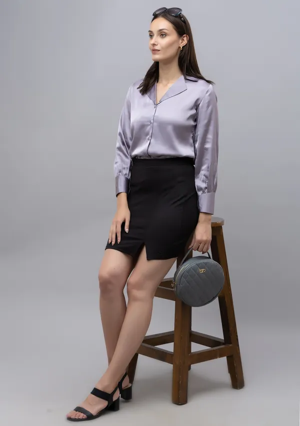 Purple_Satin_Solid_Full_Sleeve_Spread_Collar_Hip_Length_Shirt_For_Women_&_Girls
