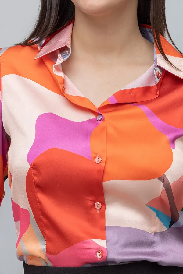 Multicolor_Satin_Printed_Full_Sleeve_Hip_Length_Shirt_For_Women
