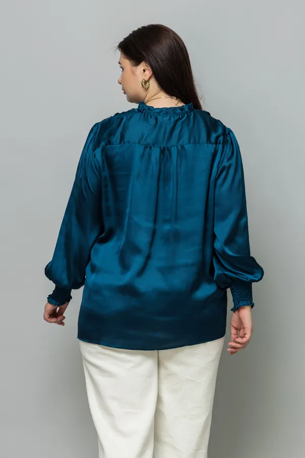 Smocking_Satin_Top