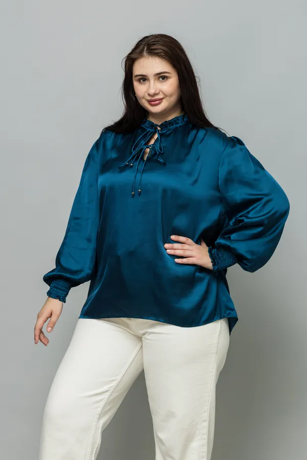 Smocking_Satin_Top