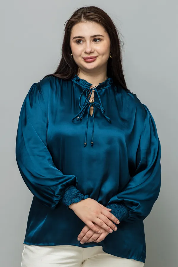 Smocking_Satin_Top