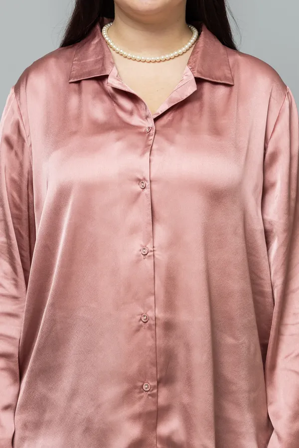 Flared_Sleeves_Casual_Satin_Shirt