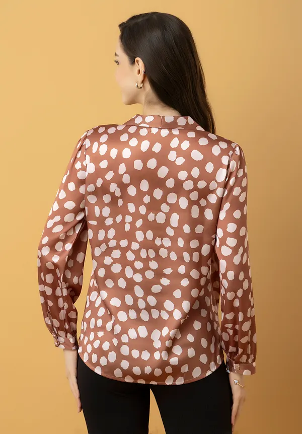 Tie-Up_Neck_Cuffed_Sleeves_Top