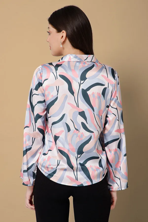 Flared_Sleeves_Printed_Satin_Shirt