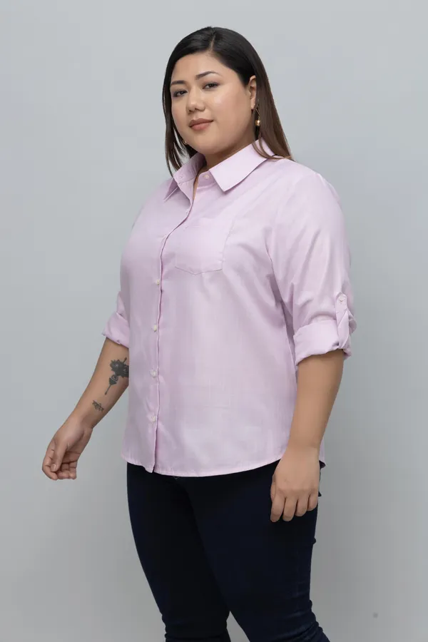Women's_Plus_Size_Women_Formal_Linen_Shirt
