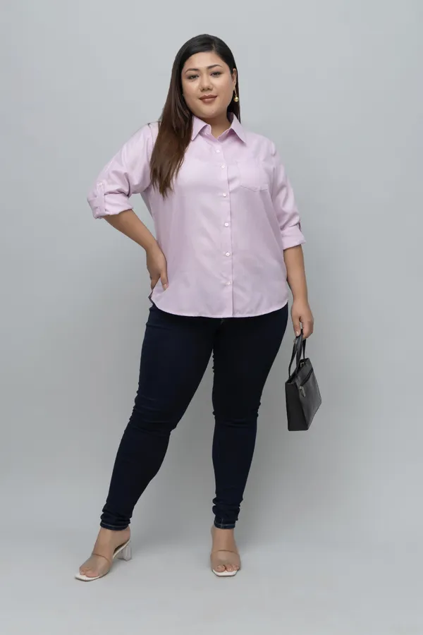 Women's_Plus_Size_Women_Formal_Linen_Shirt
