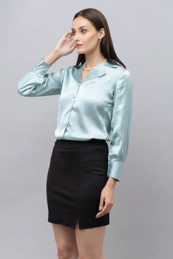 Satin_Casual_Shirt_For_Women