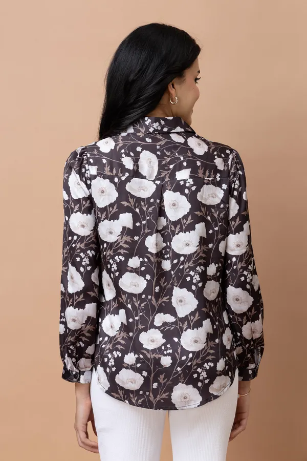 Floral_Printed_Casual_Satin_Shirt
