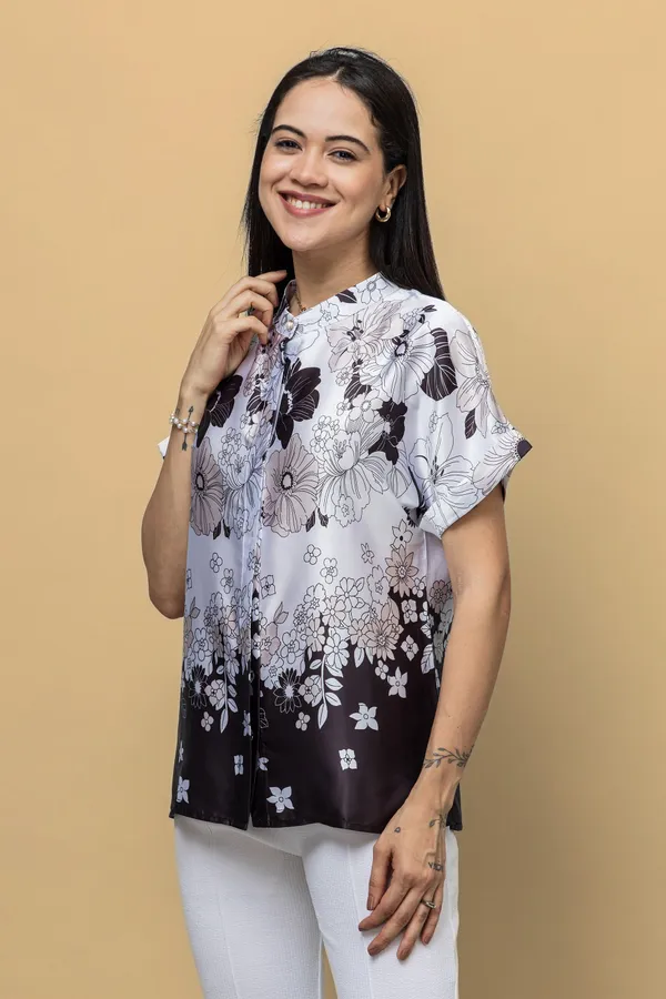 Mandarin_Collar_Kimono_Sleeves_Satin_Shirt