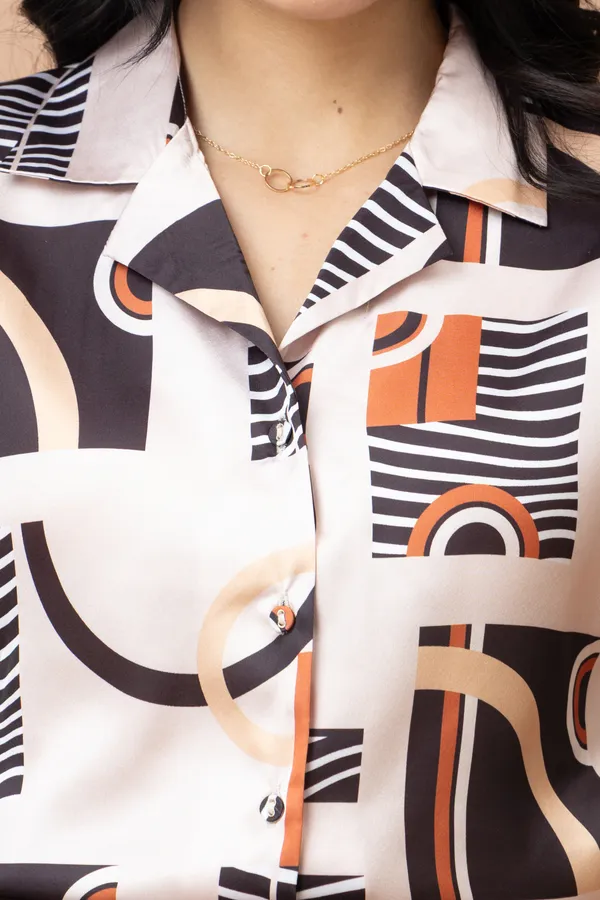 Abstract_Printed_Cuban_Collar_Satin_Shirt