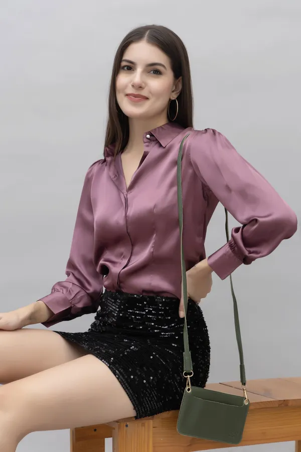 Purple_Satin_Solid_Full_Sleeve_Hip_Length_Shirt_For_Women
