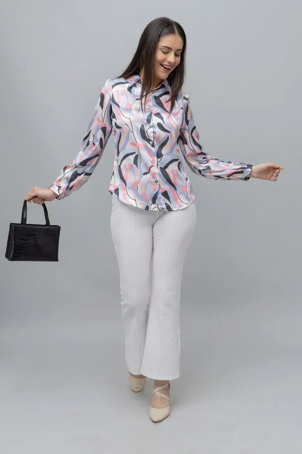 Multicolor_Satin_Printed_Full_Sleeve_Hip_Length_Shirt_For_Women