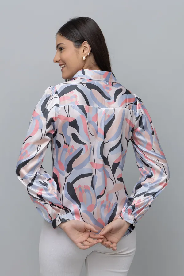 Multicolor_Satin_Printed_Full_Sleeve_Hip_Length_Shirt_For_Women