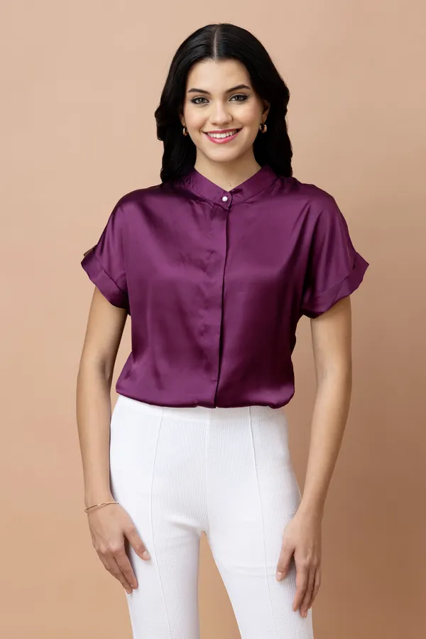 Mandarin_Collar_Casual_Satin_Shirt