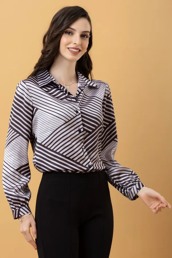 Geometric_Print_Satin_Shirt